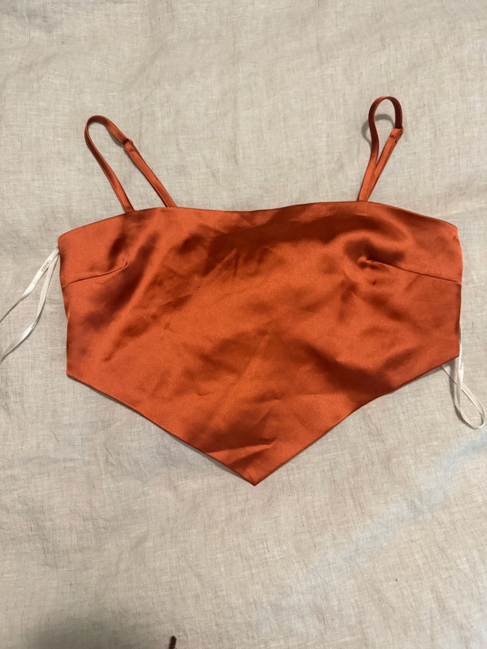Forever 21 Rust Orange Smocked Women's Top